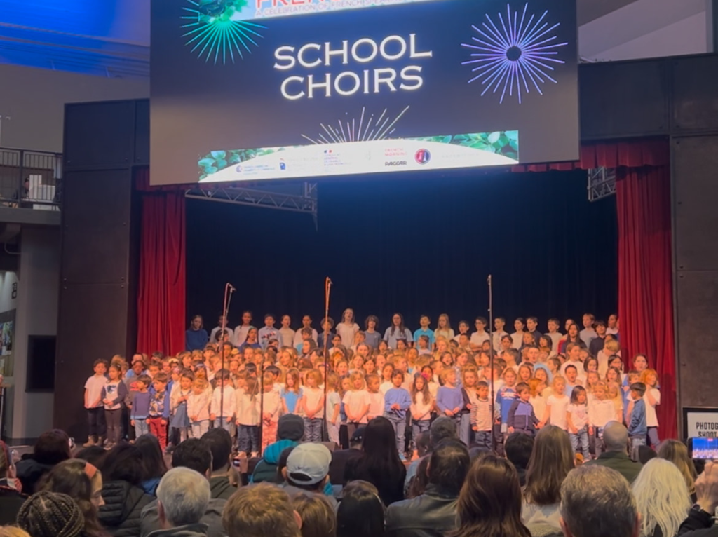 School choirs at the Seattle French Fest