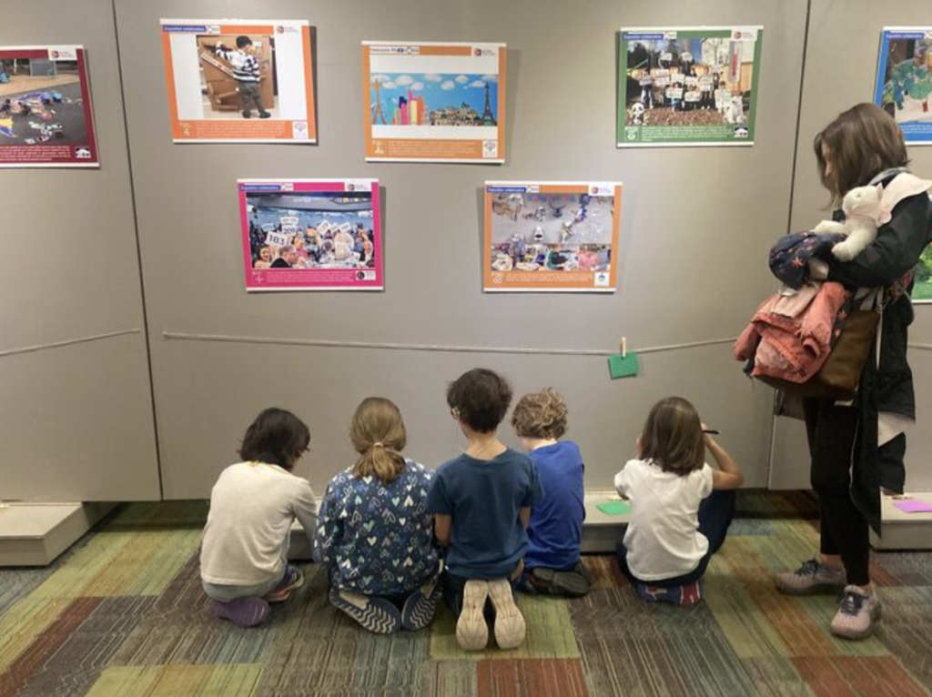 School exhibition at the Seattle French Fest