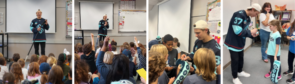 Yanni Gourde Visit at North Seattle French School