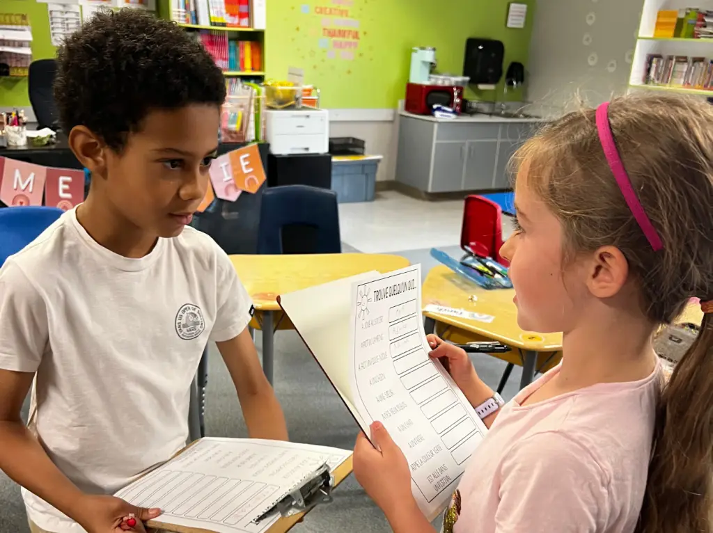 Peer tutoring at school